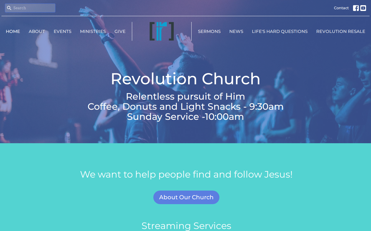 Revolution Resale website preview