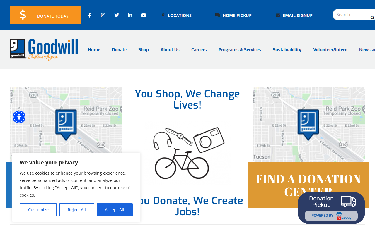 Goodwill Thrift Store and Donation Center website preview