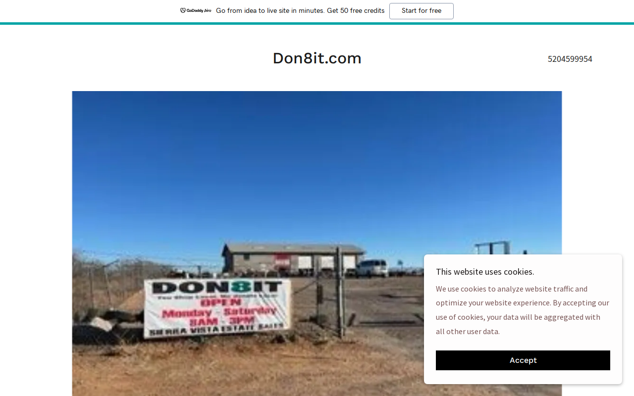 Don8it website preview