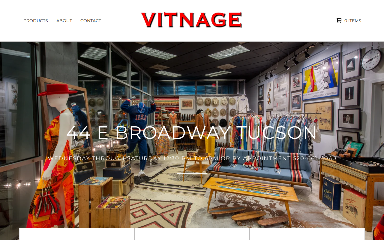 Vitnage website preview