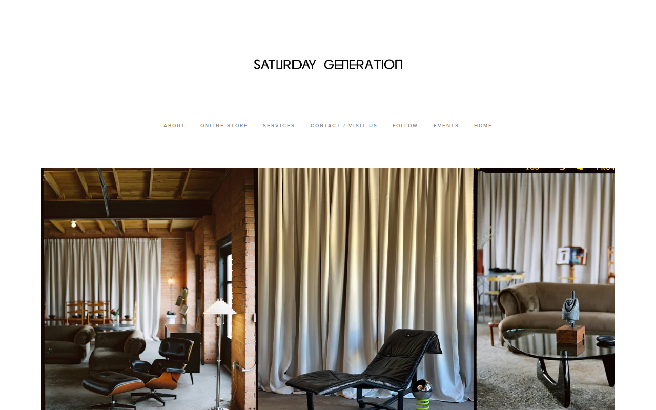 Saturday Generation website preview