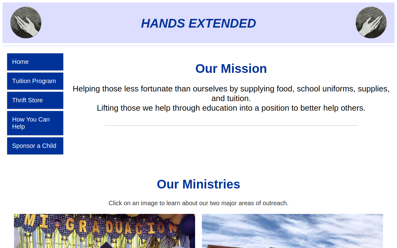 H.E. Bee’s Knees Boutique Thrift Shop website preview