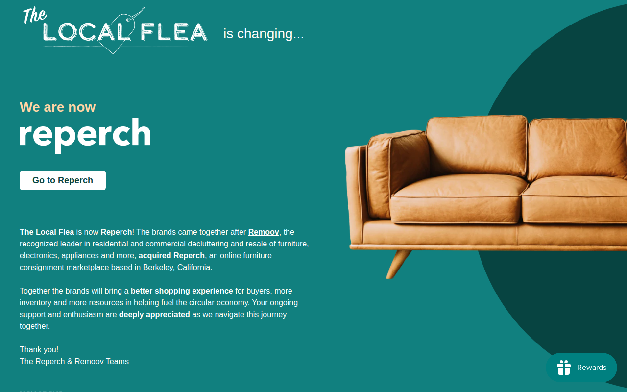 The Local Flea website preview