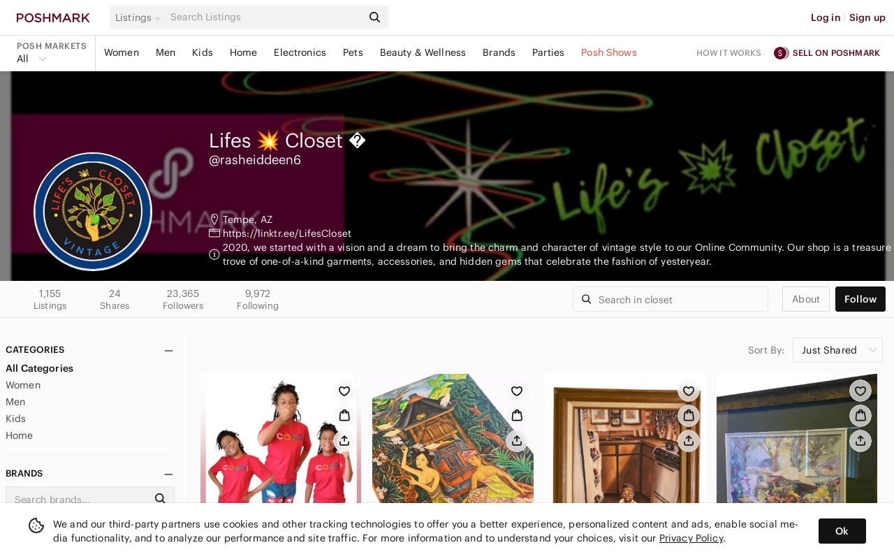 Life'S Closet website preview