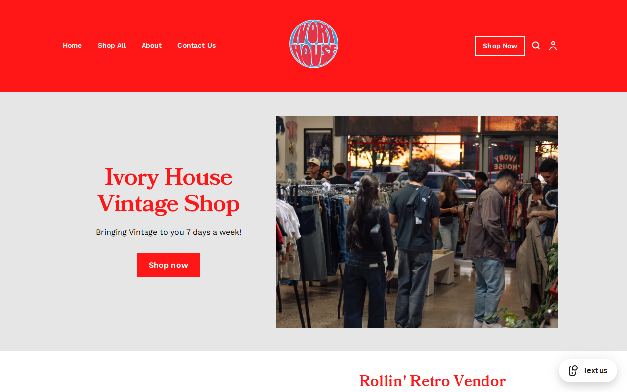 Ivory House website preview