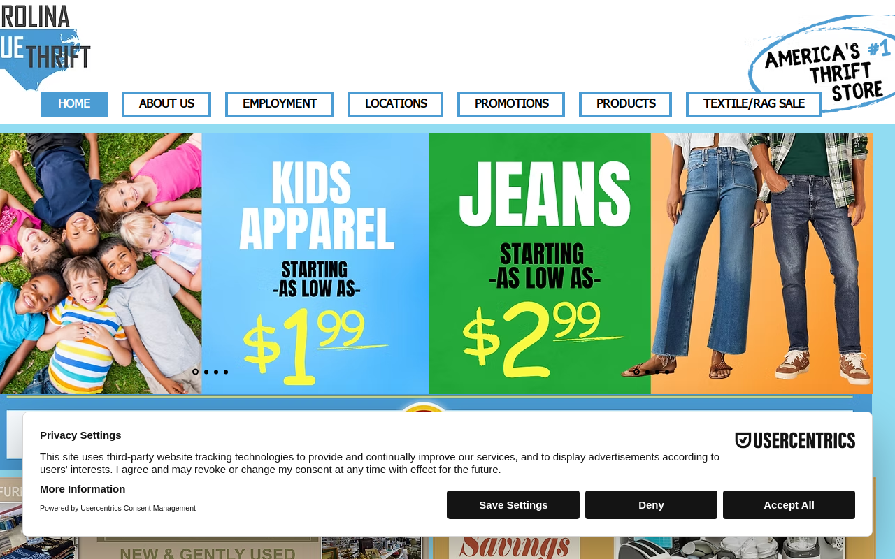 Value Village Thrift Stores website preview