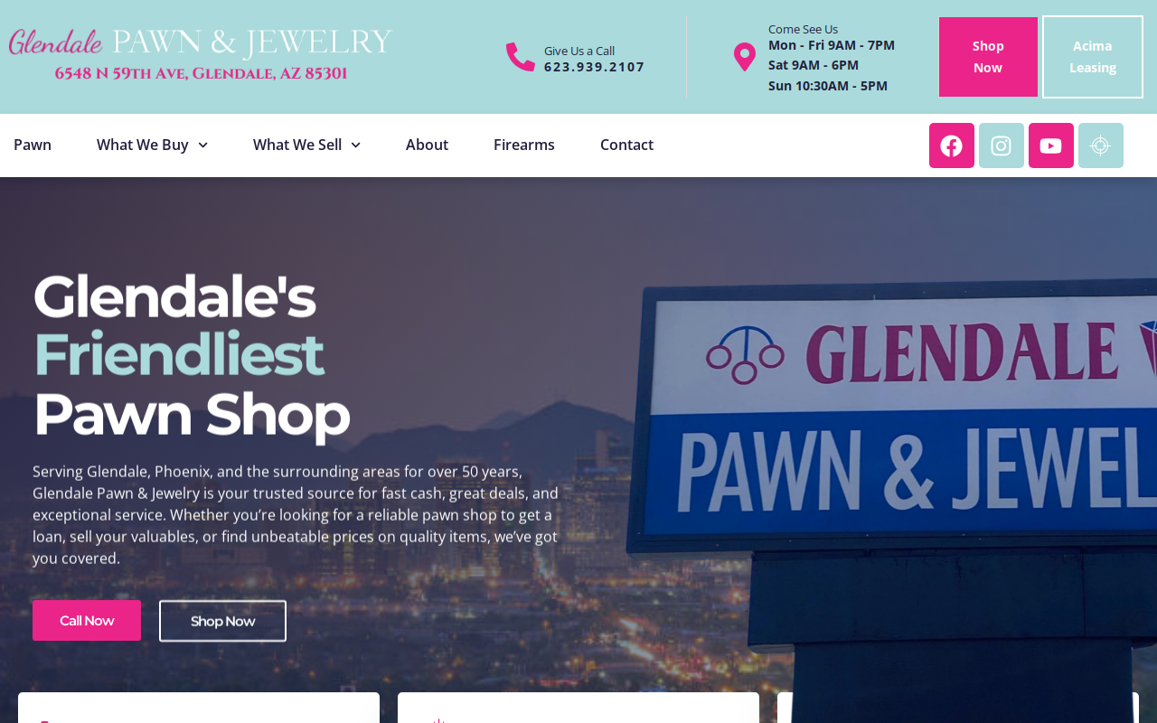 Desert Pawn website preview