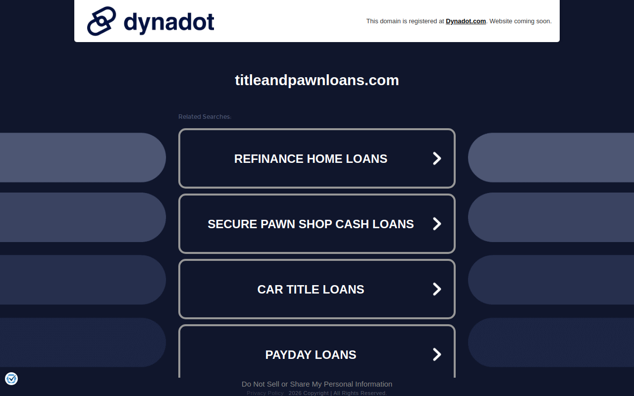 CCF Pawn and Loan website preview