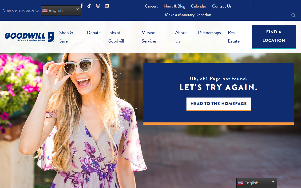 Goodwill Donation Center - 40th and Camelback website preview