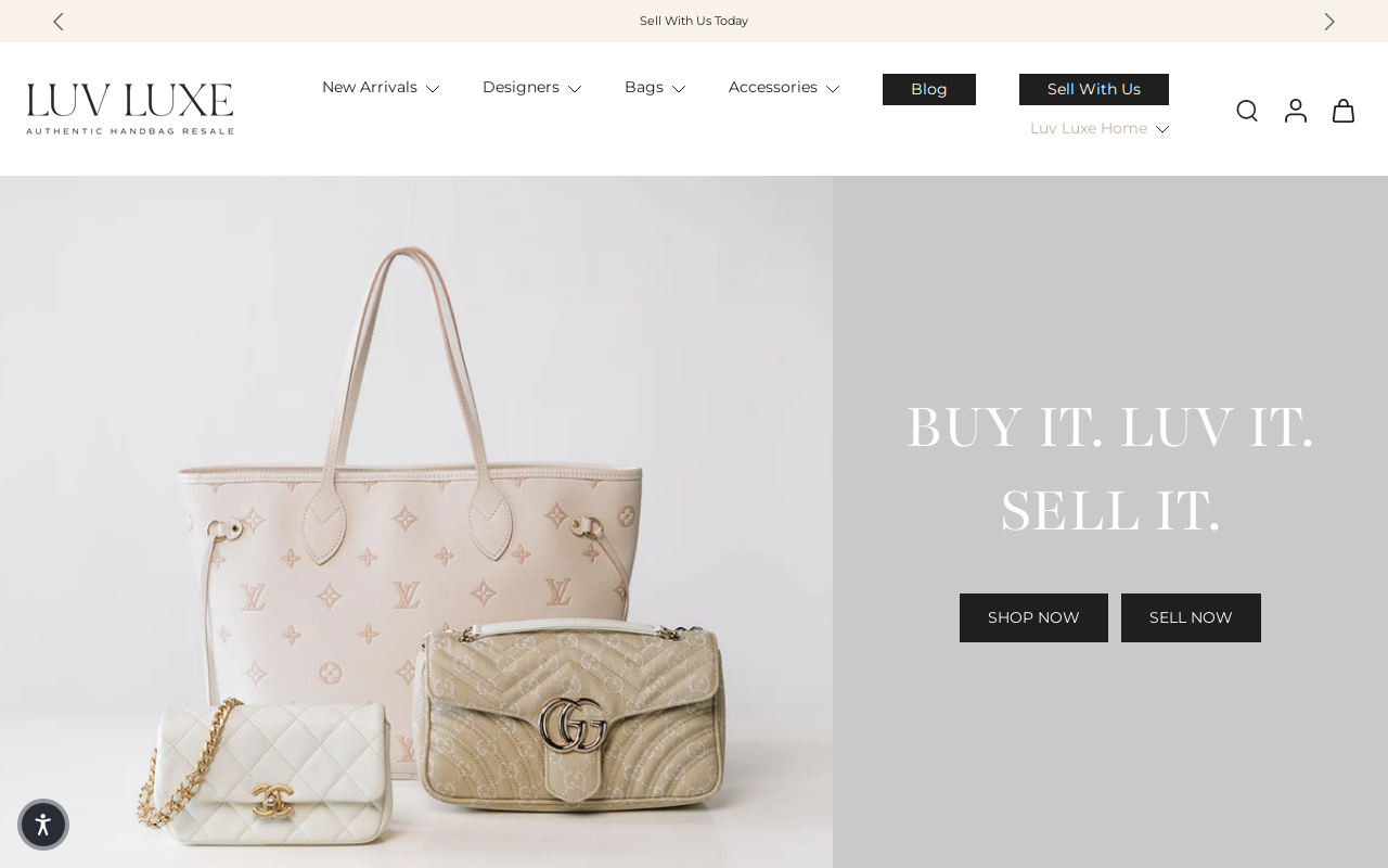 Luv Luxe website preview
