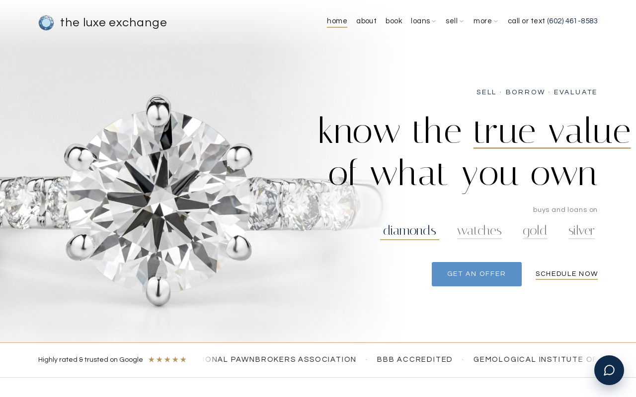 The Luxe Exchange website preview