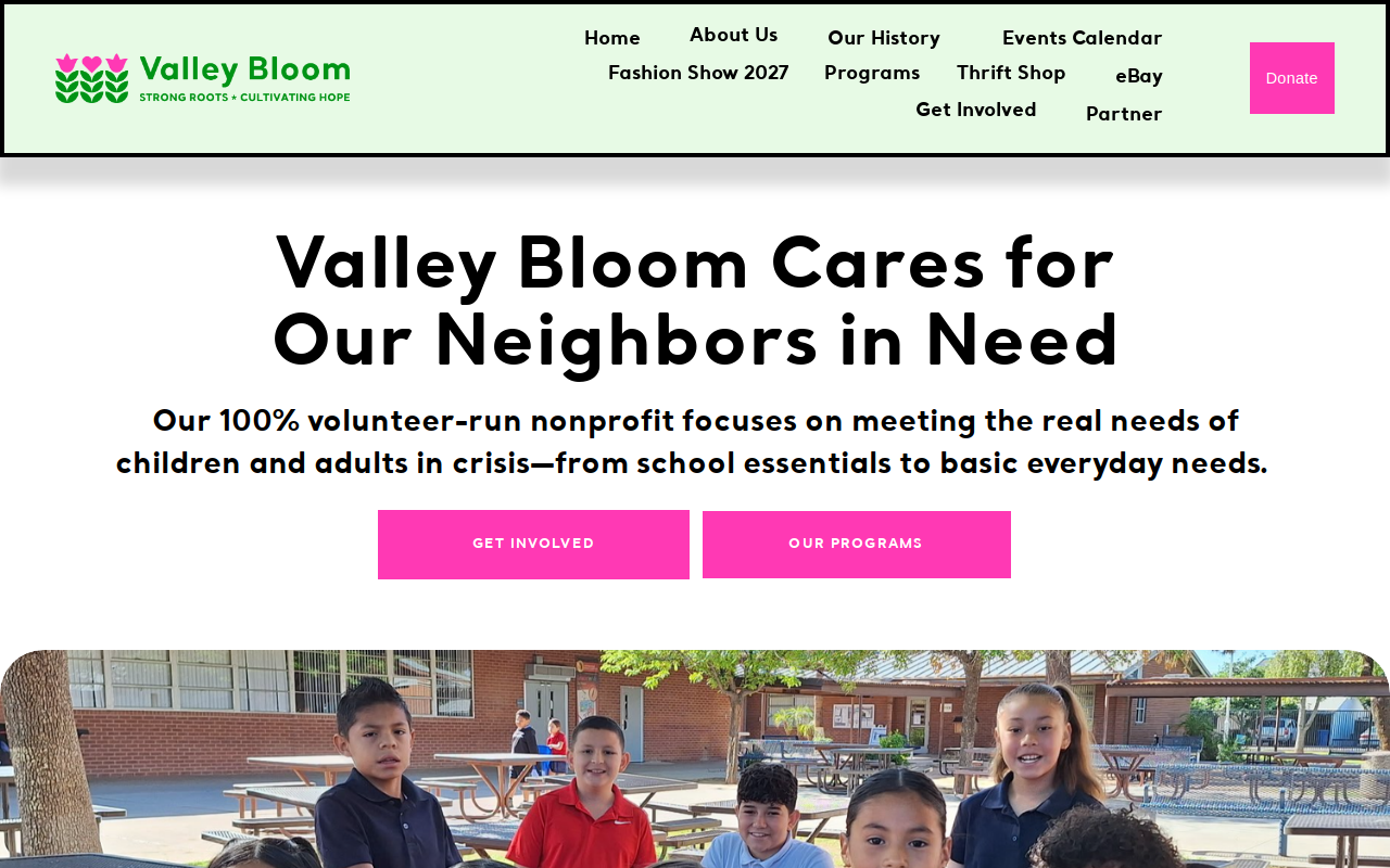 Valley Bloom website preview