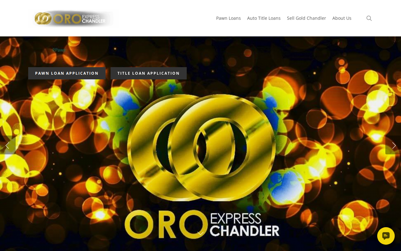 Oro Express Chandler Pawn and Gold website preview