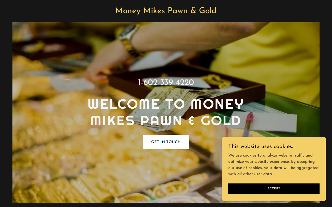 Money Mikes Pawn and Gold website preview