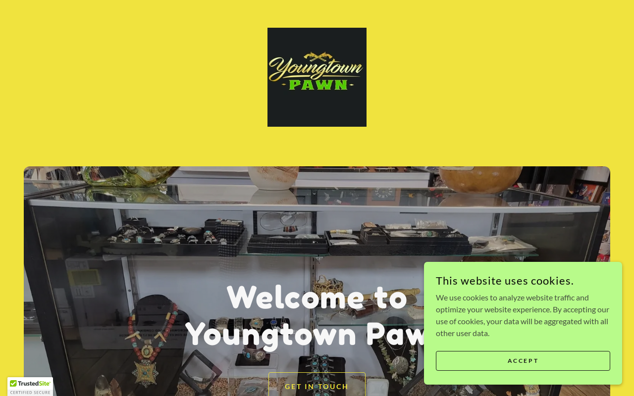Youngtown Pawn website preview