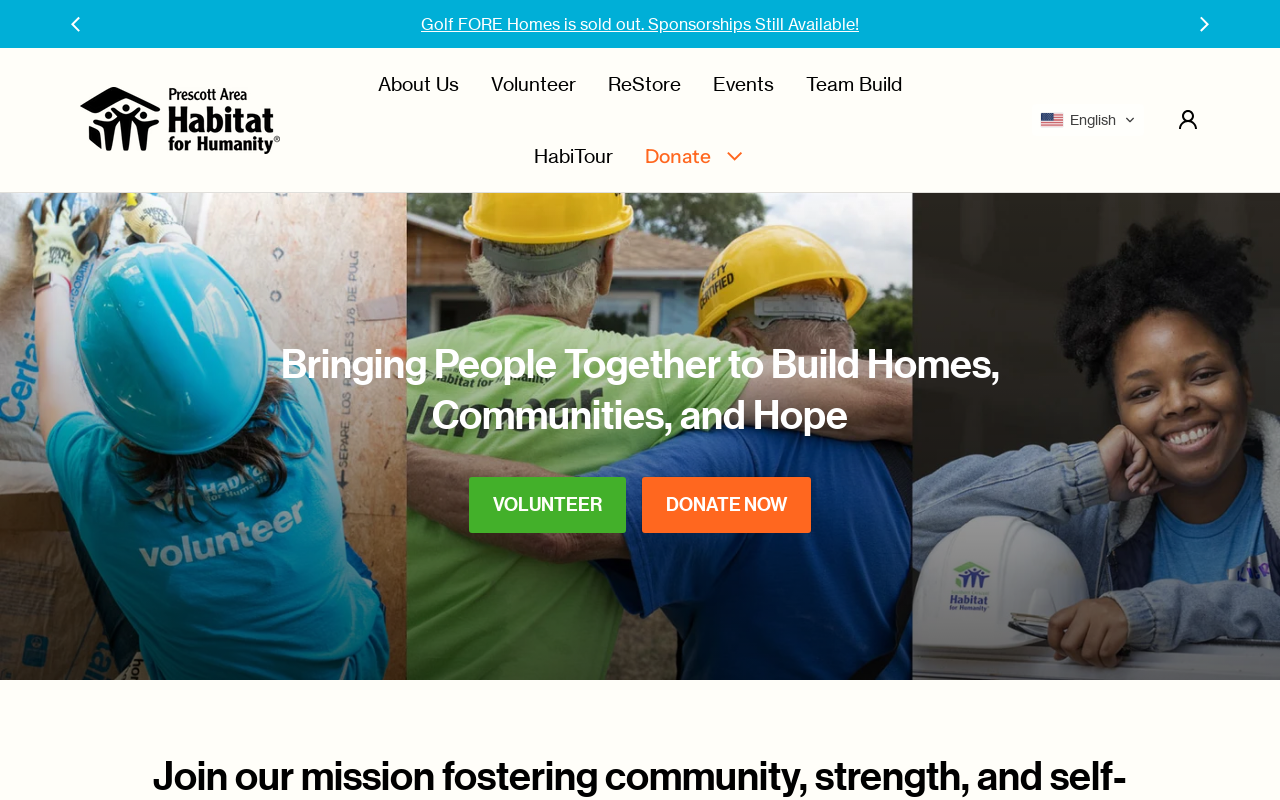 Prescott Area Habitat For Humanity - Restore website preview
