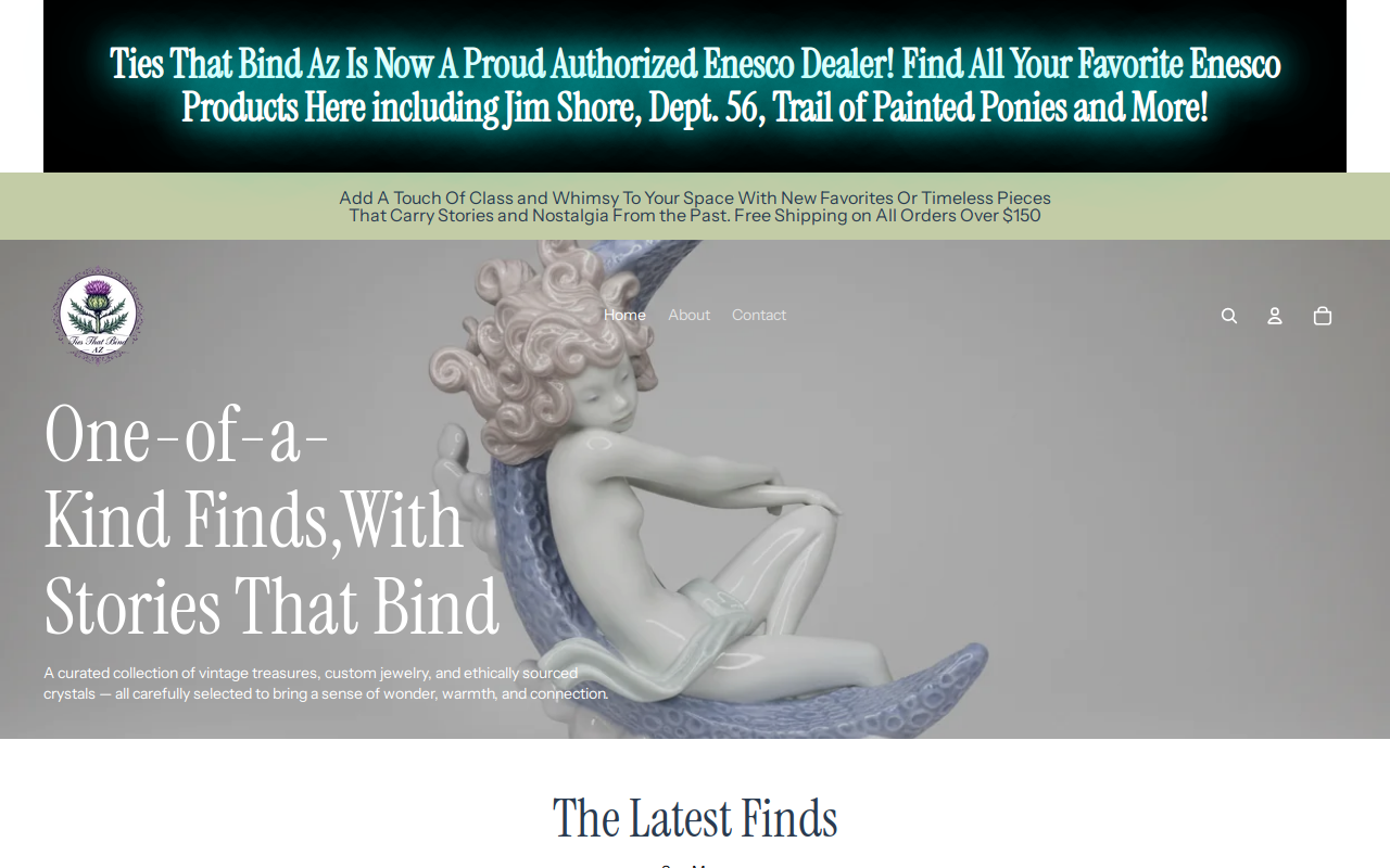 Ties That Bind website preview