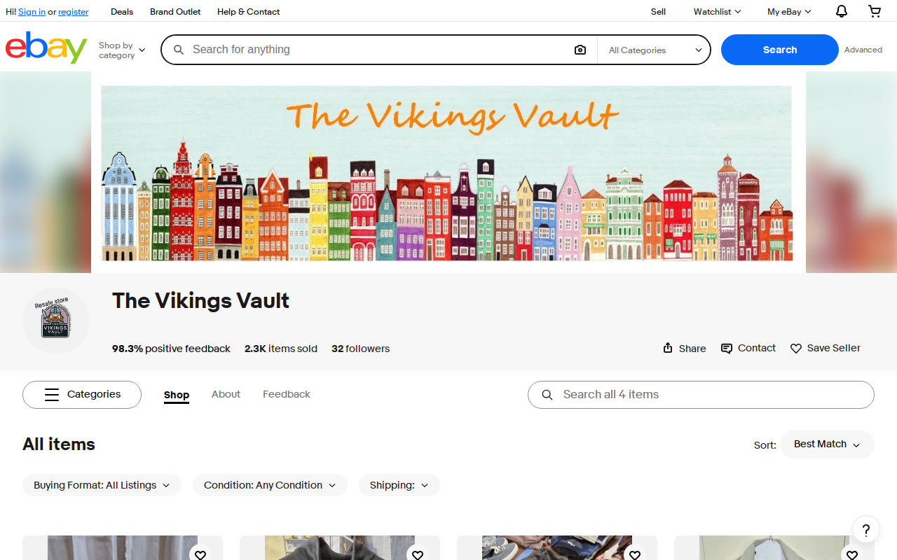 The Vikings Vault website preview