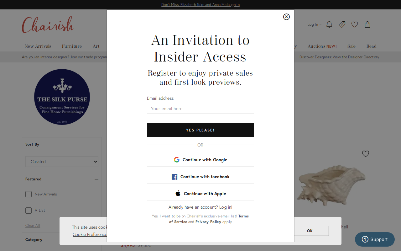The Silk Purse website preview