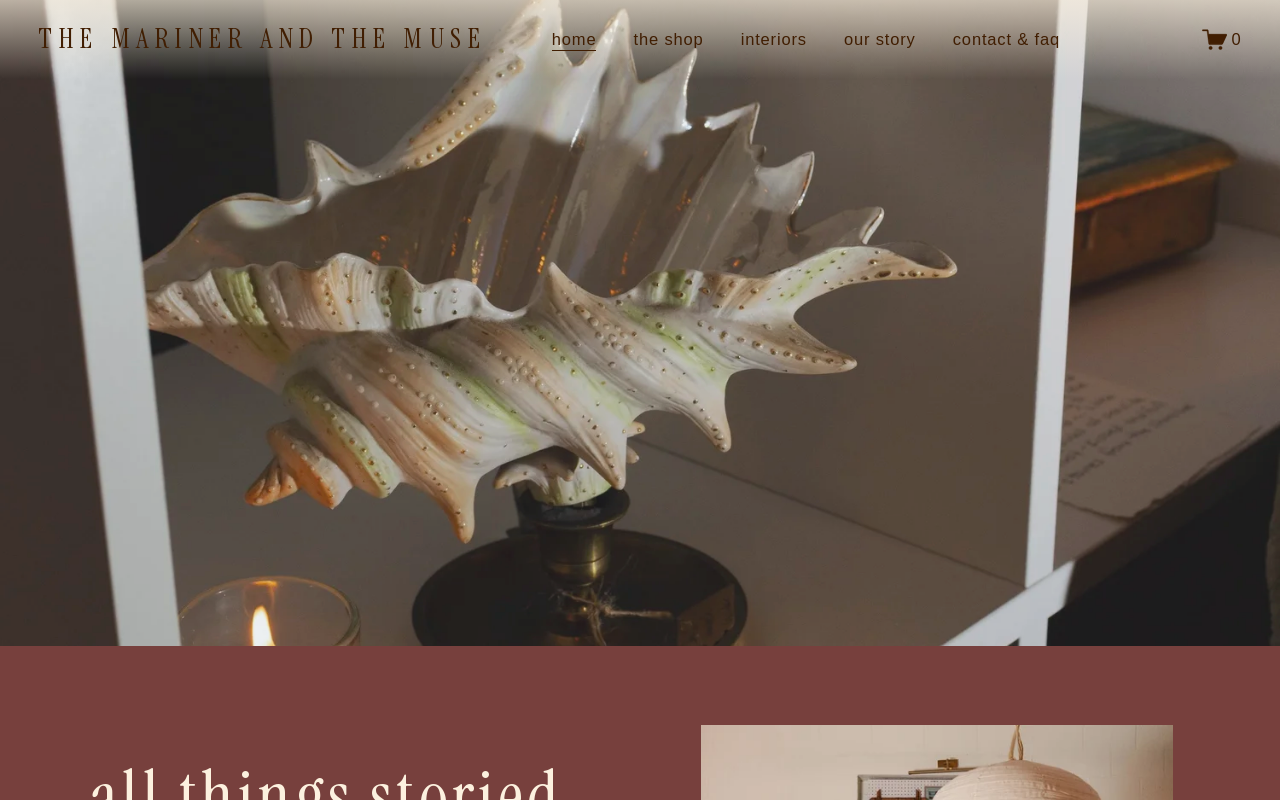 The Mariner & The Muse website preview