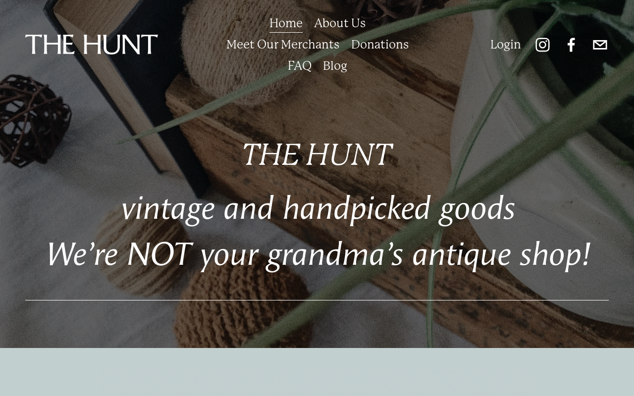 The Hunt website preview