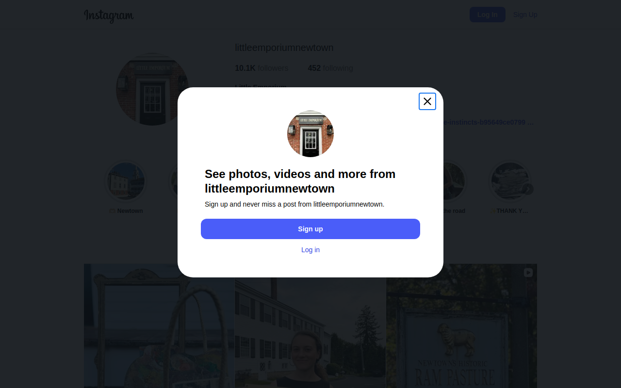 Little Emporium website preview