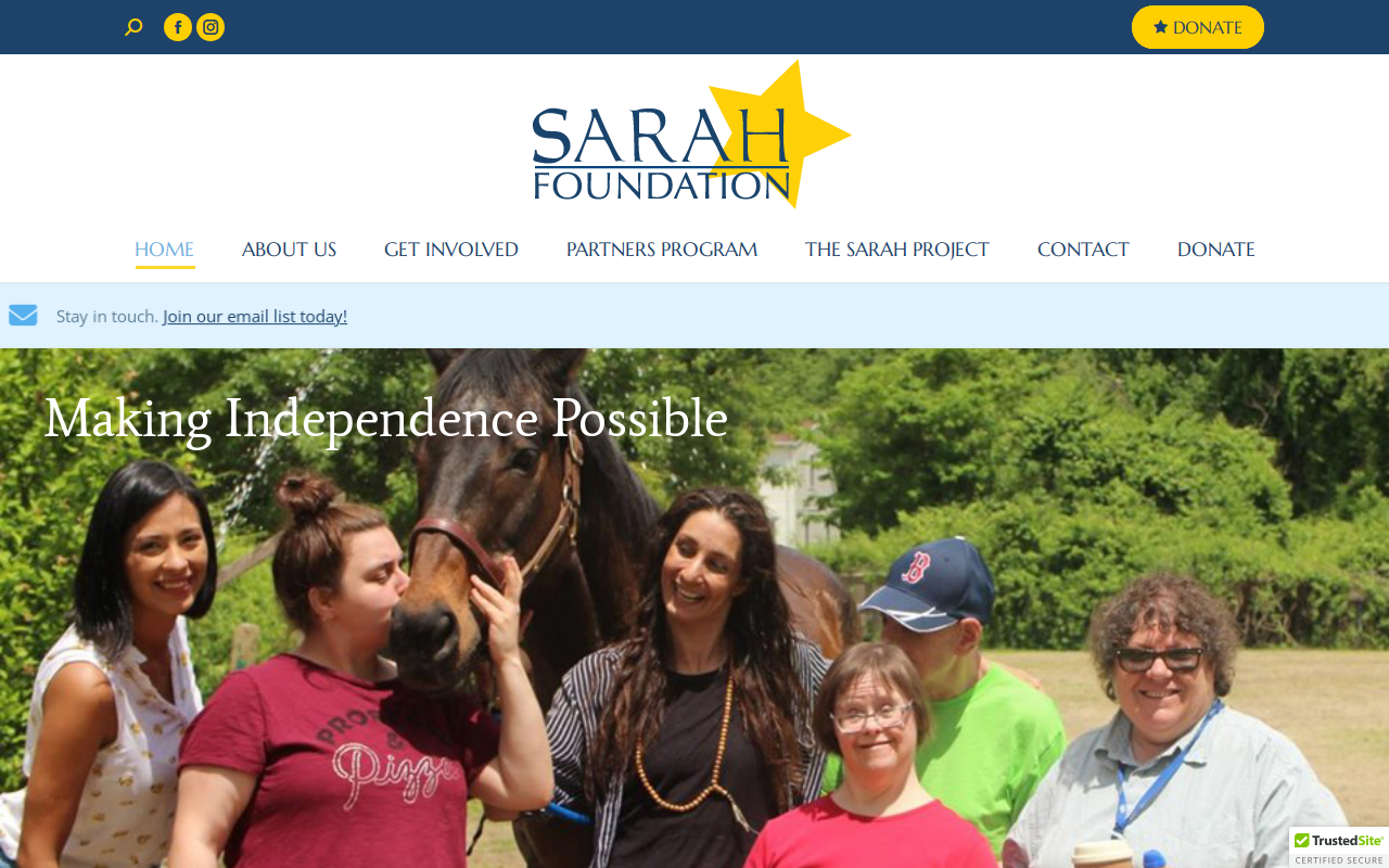 Sarah's Cupboard Thrift Shop website preview