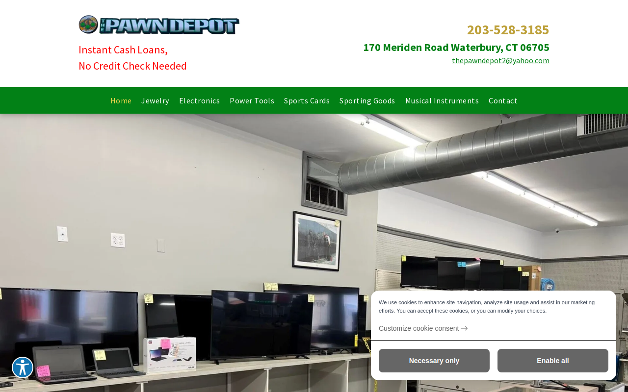 The Pawn Depot website preview