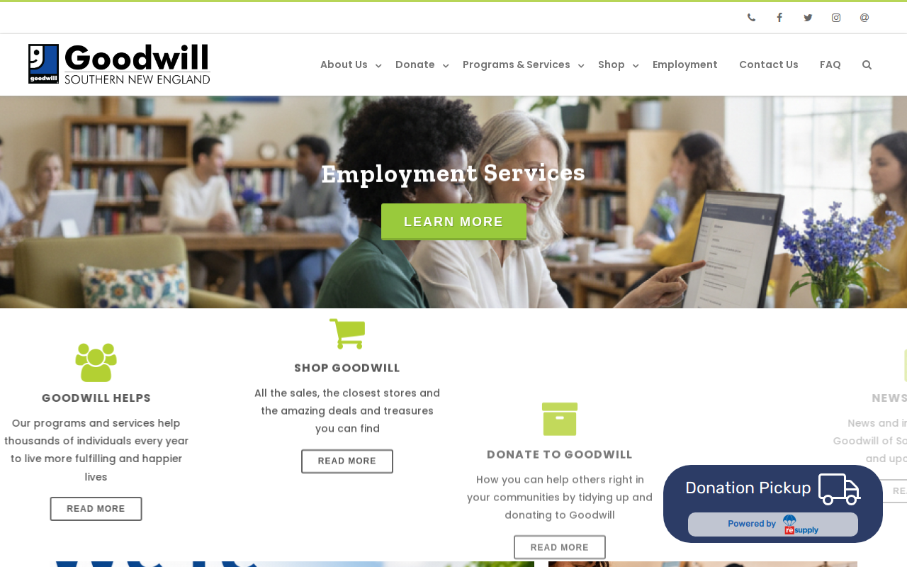Goodwill Middletown Store And Donation Center website preview