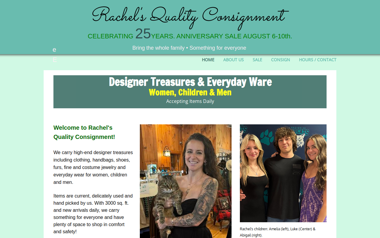 Litchfield Topshelf Consignment website preview