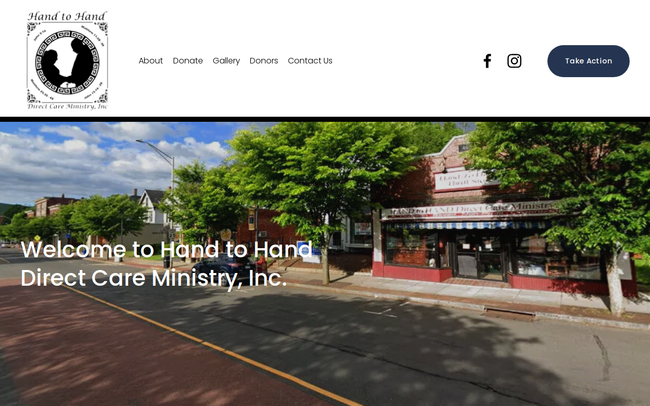 Hand to Hand Thrift Store website preview