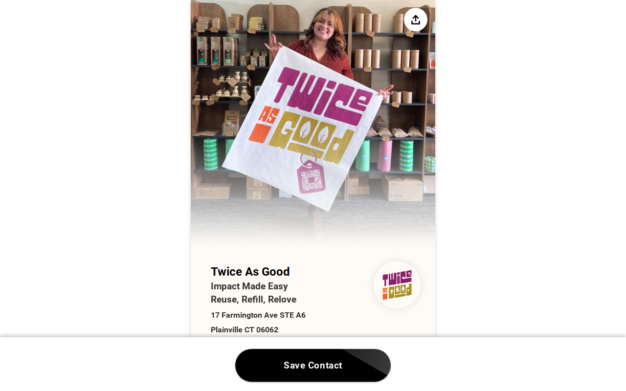 Twice As Good website preview