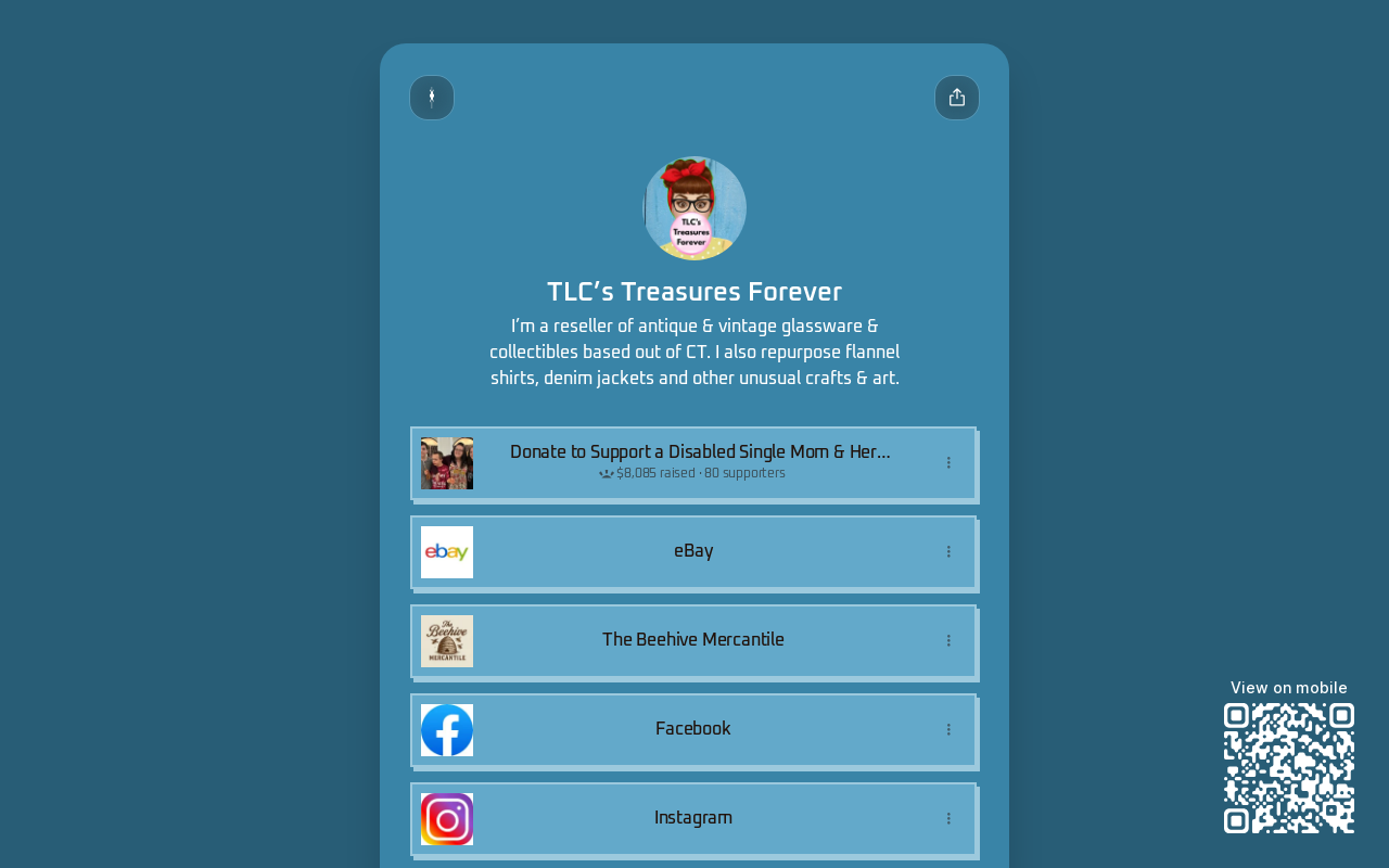 TLC’s Treasures Forever, LLC website preview