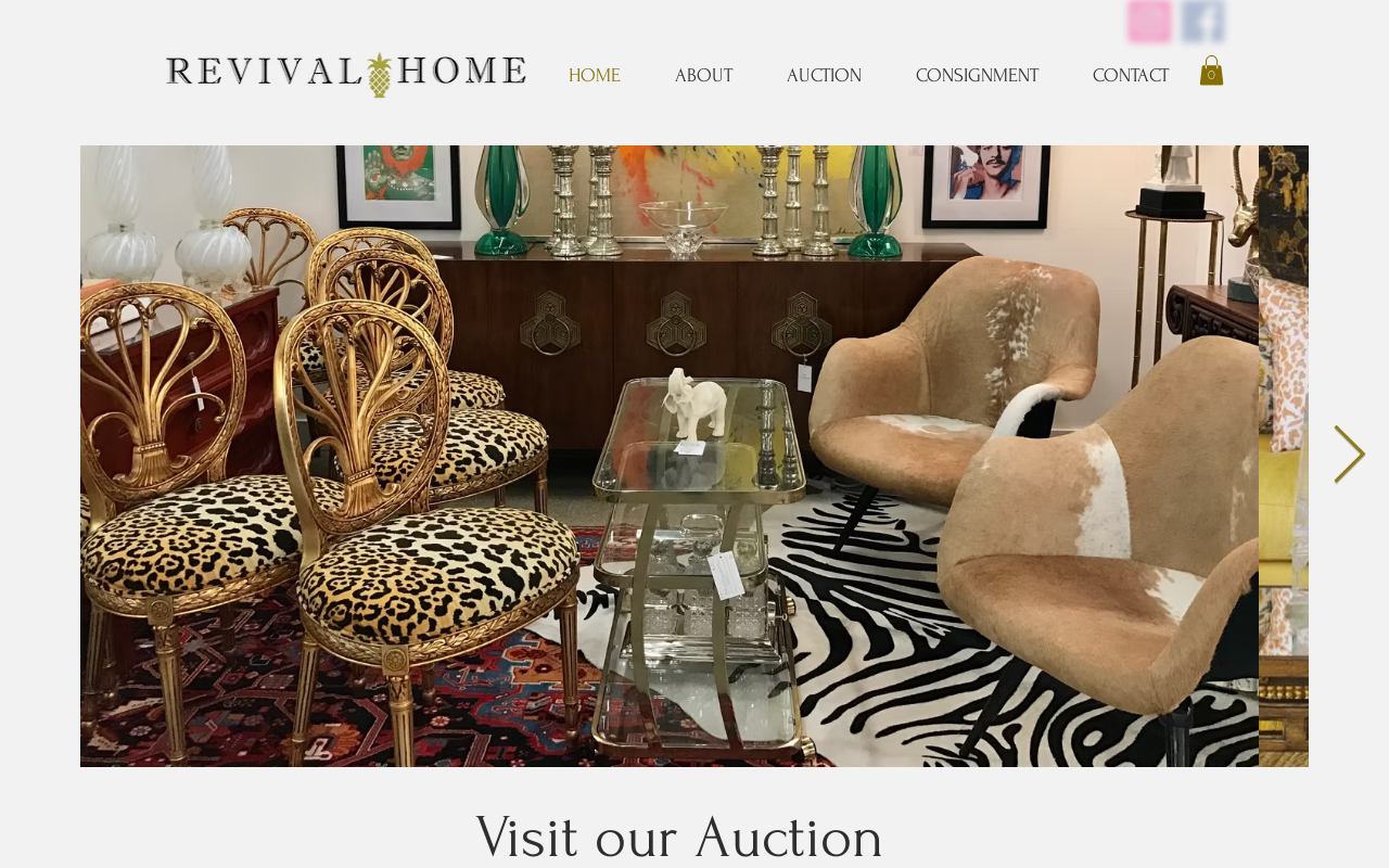 Revival Home Consignment website preview