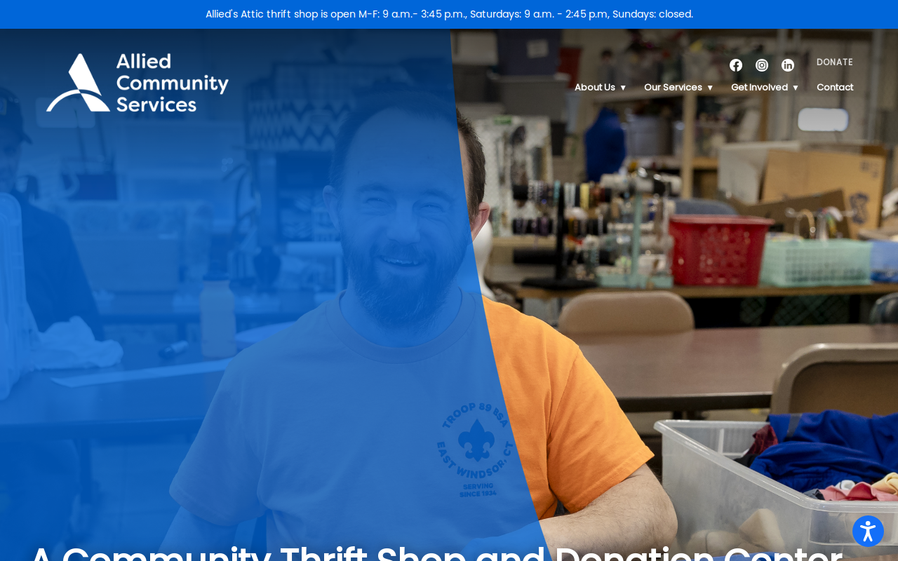 Allied's Attic website preview