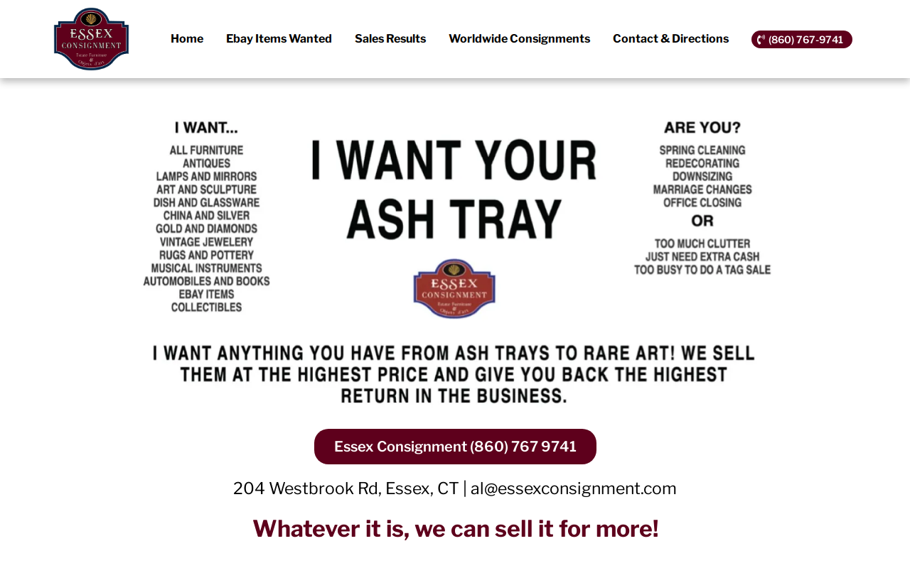 Essex Consignment website preview