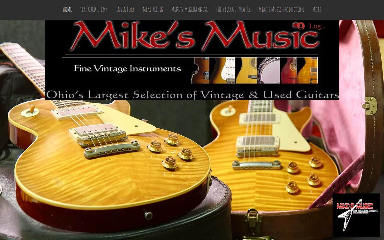 Mike's Music website preview