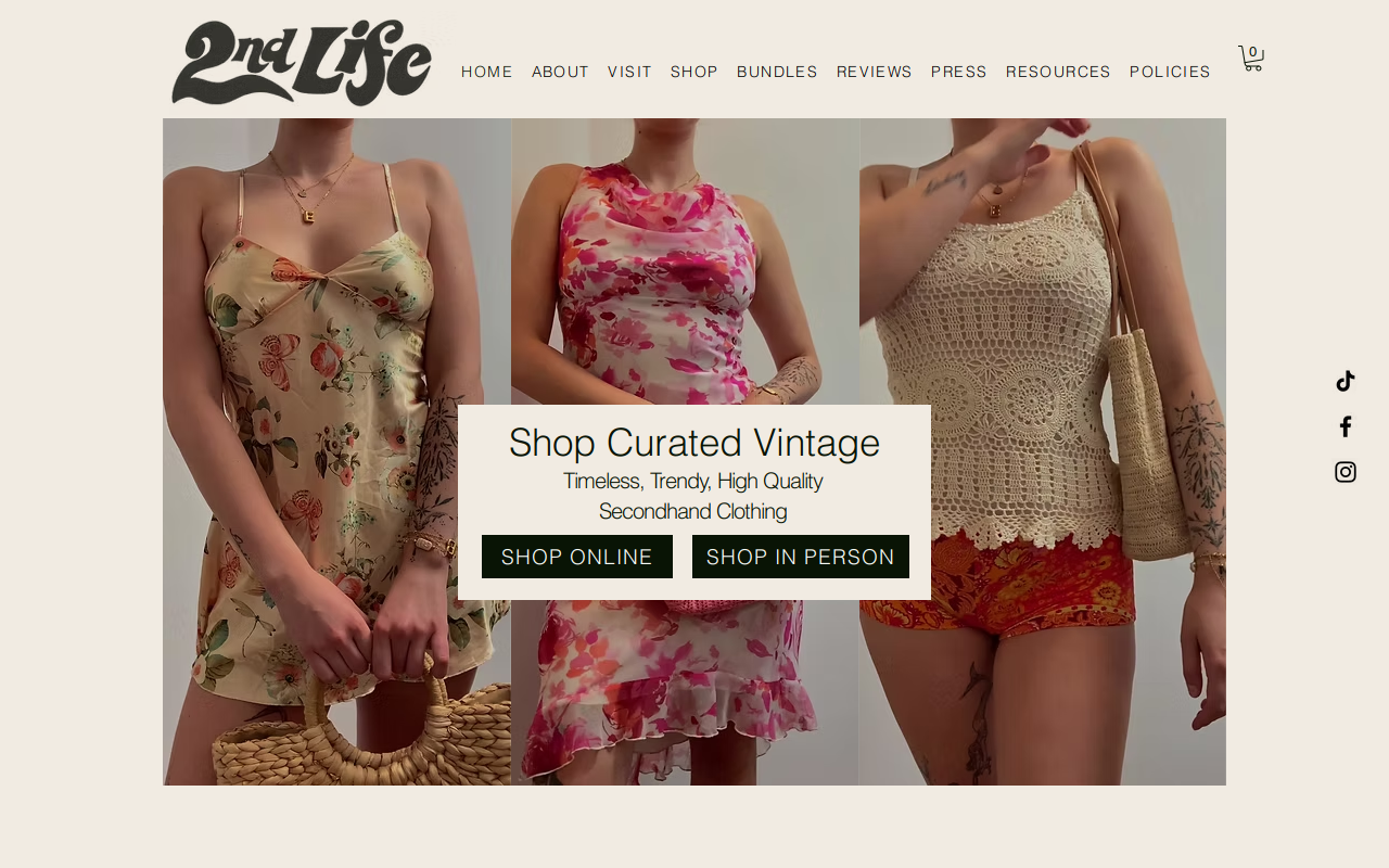 2nd Life Studio website preview