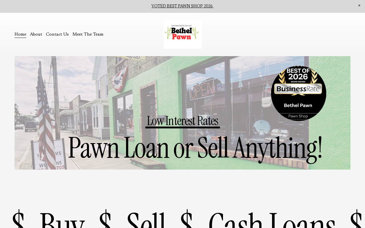 Bethel Pawn website preview