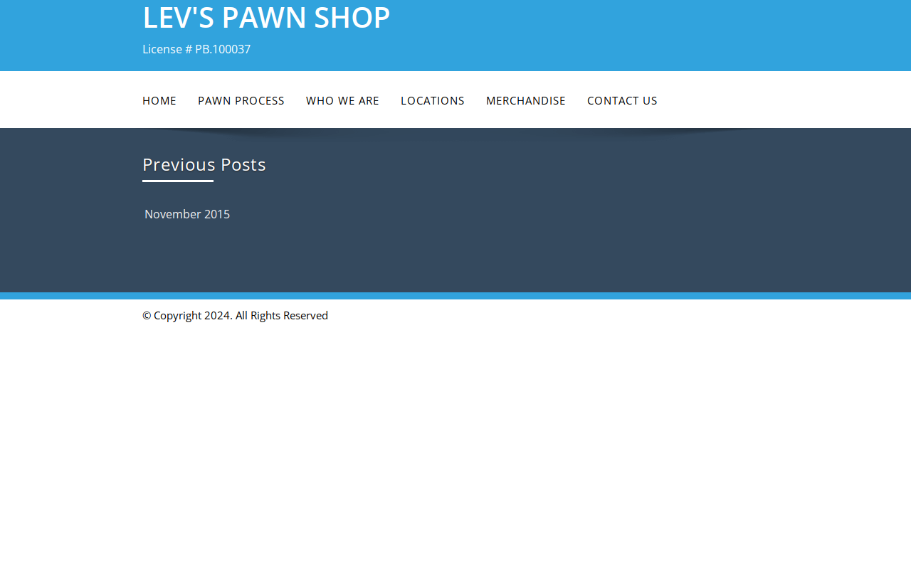 Lev's Pawn Shop (whitehall) website preview