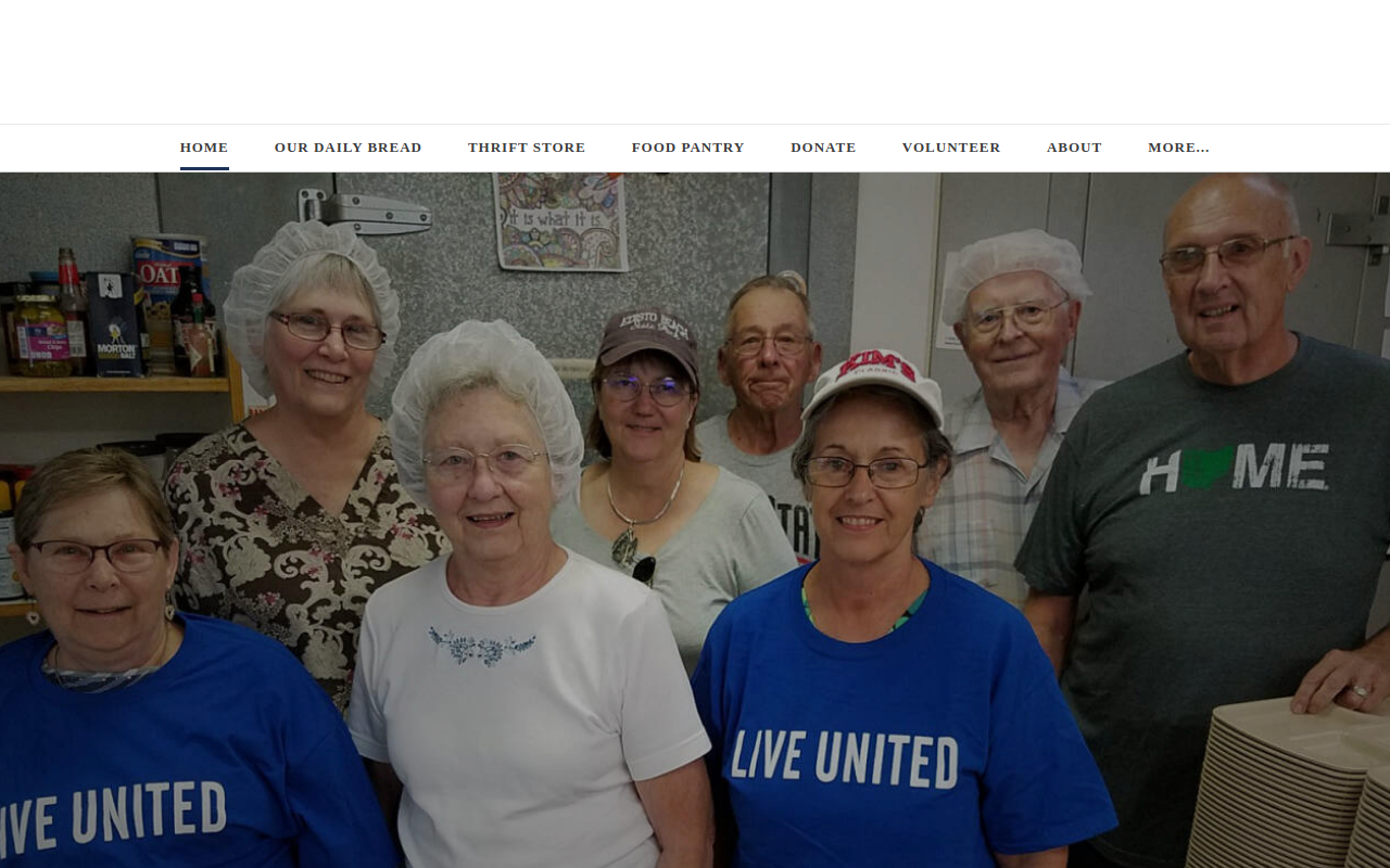 Lutheran Thrift Store website preview