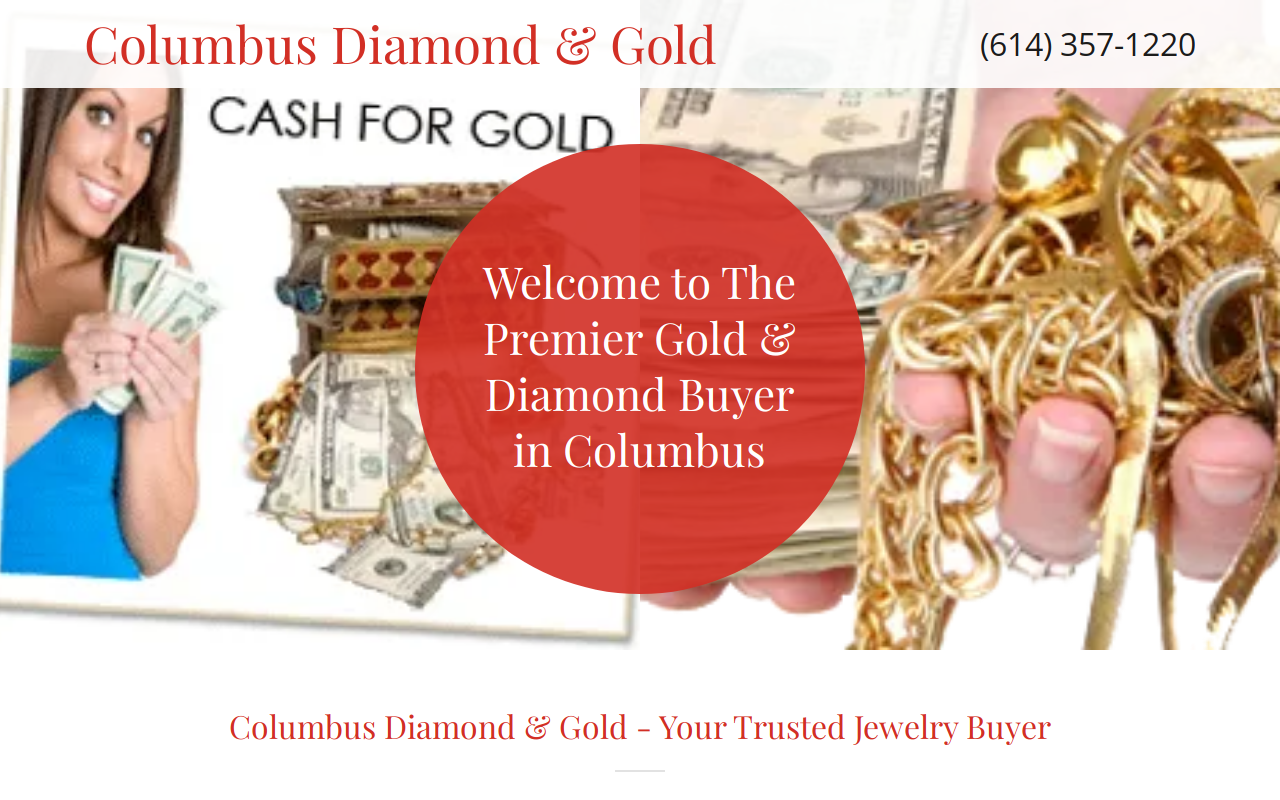 Columbus Diamond & Gold website preview