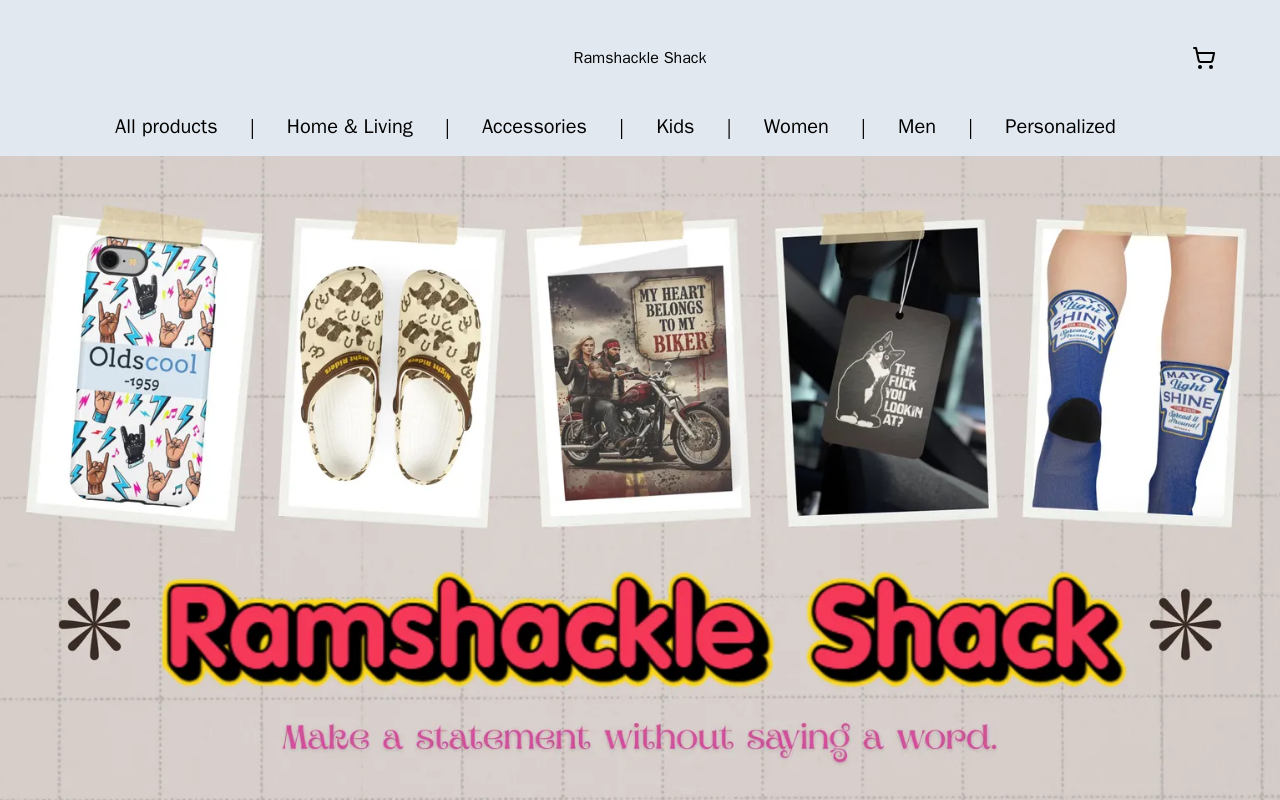 Ramshackle Shack website preview