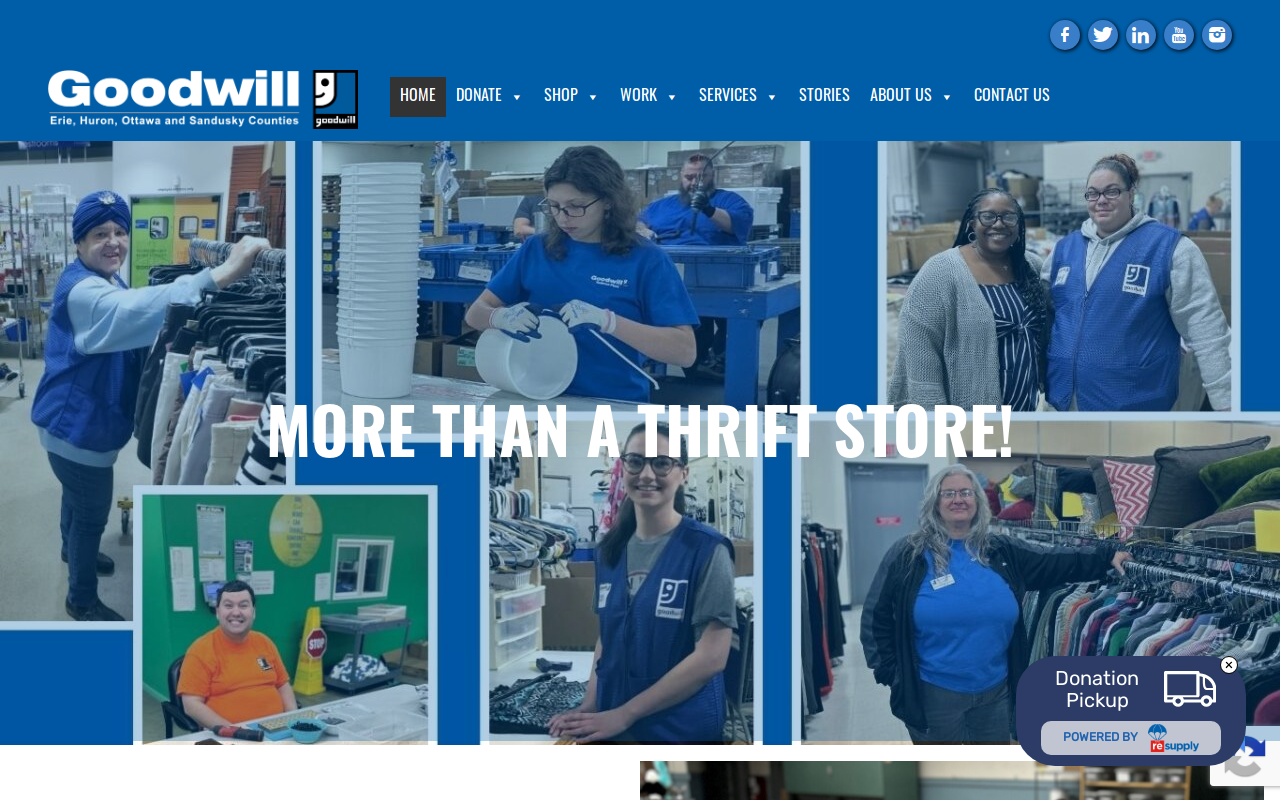 Goodwill Norwalk website preview