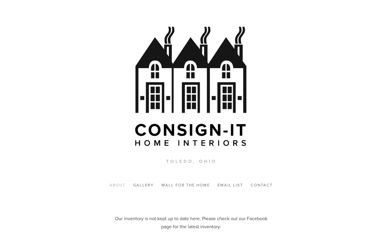 Consign It Home Interiors website preview