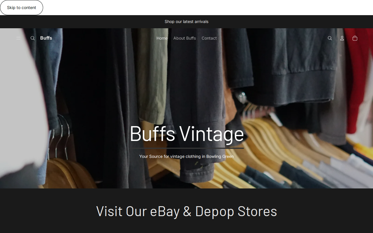 Buffs website preview