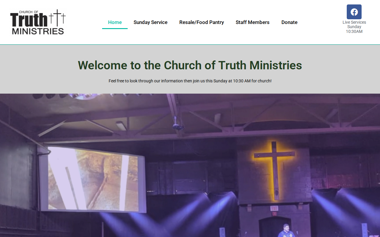 Truth Resale Store website preview