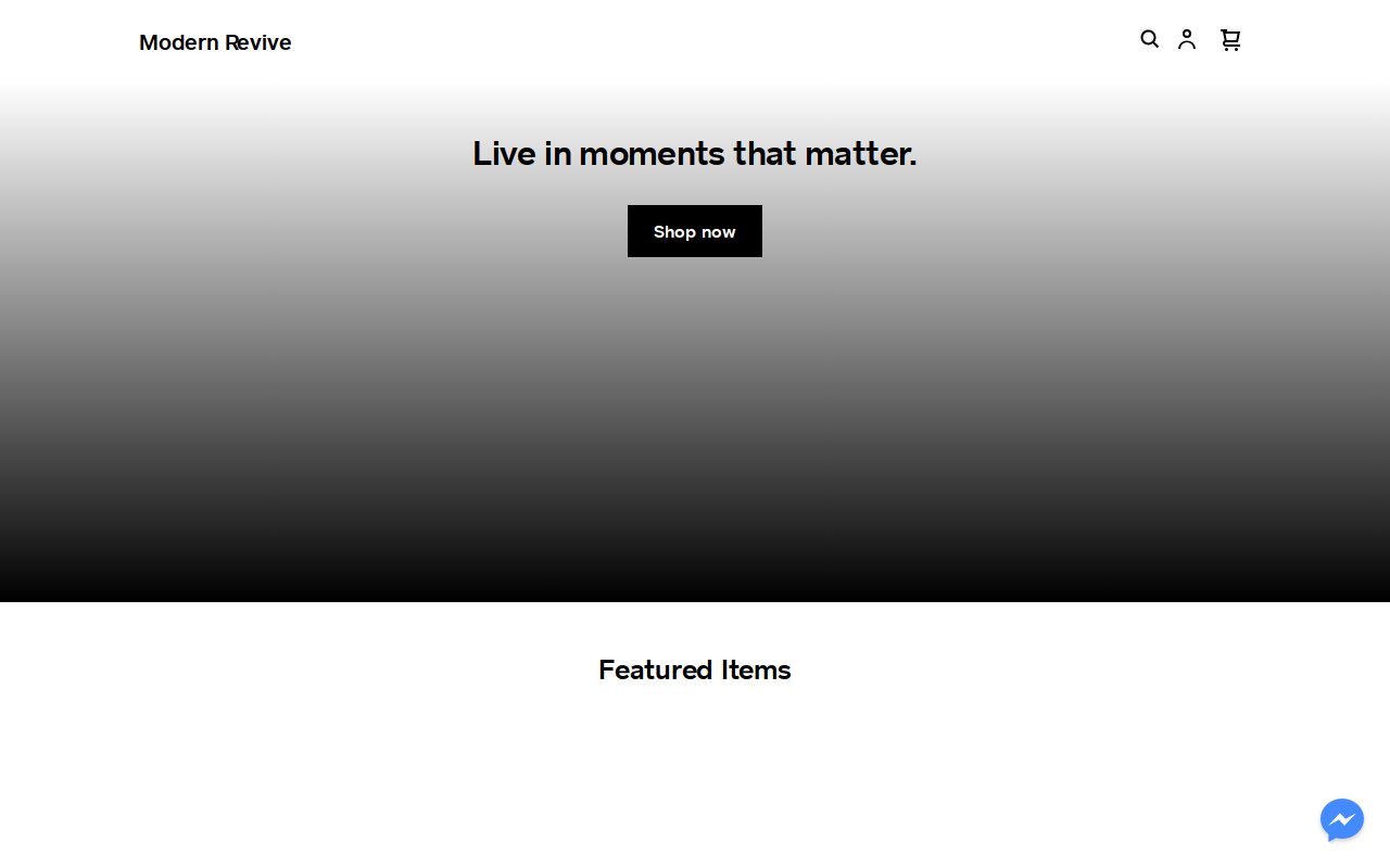 Modern Revive website preview