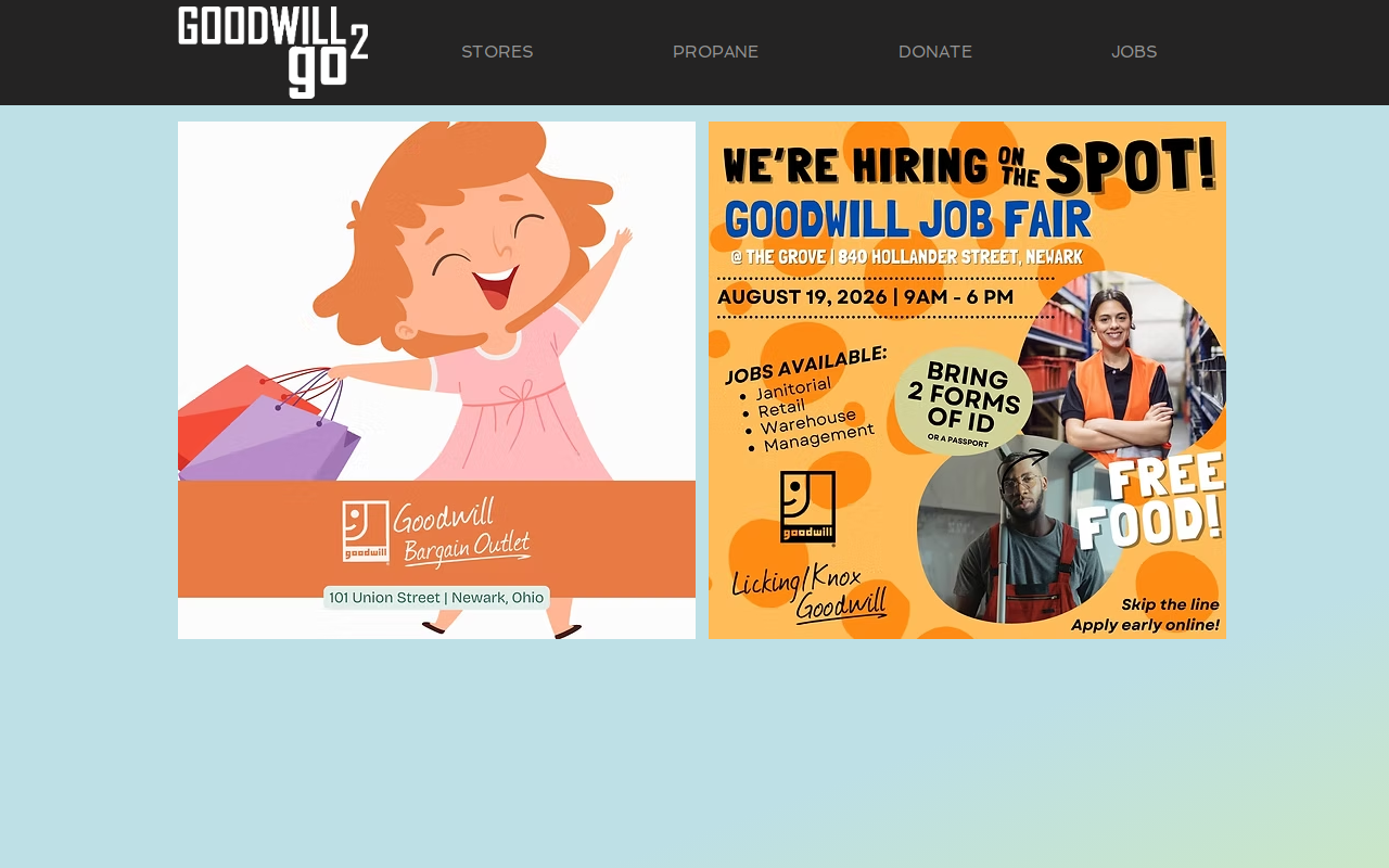 Goodwill 2 Go website preview