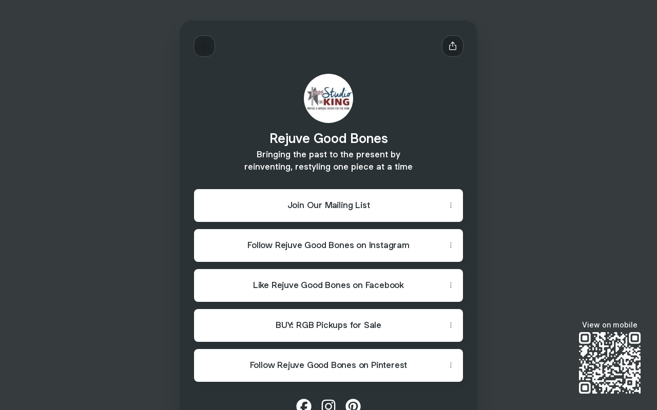 Rejuve Good Bones website preview